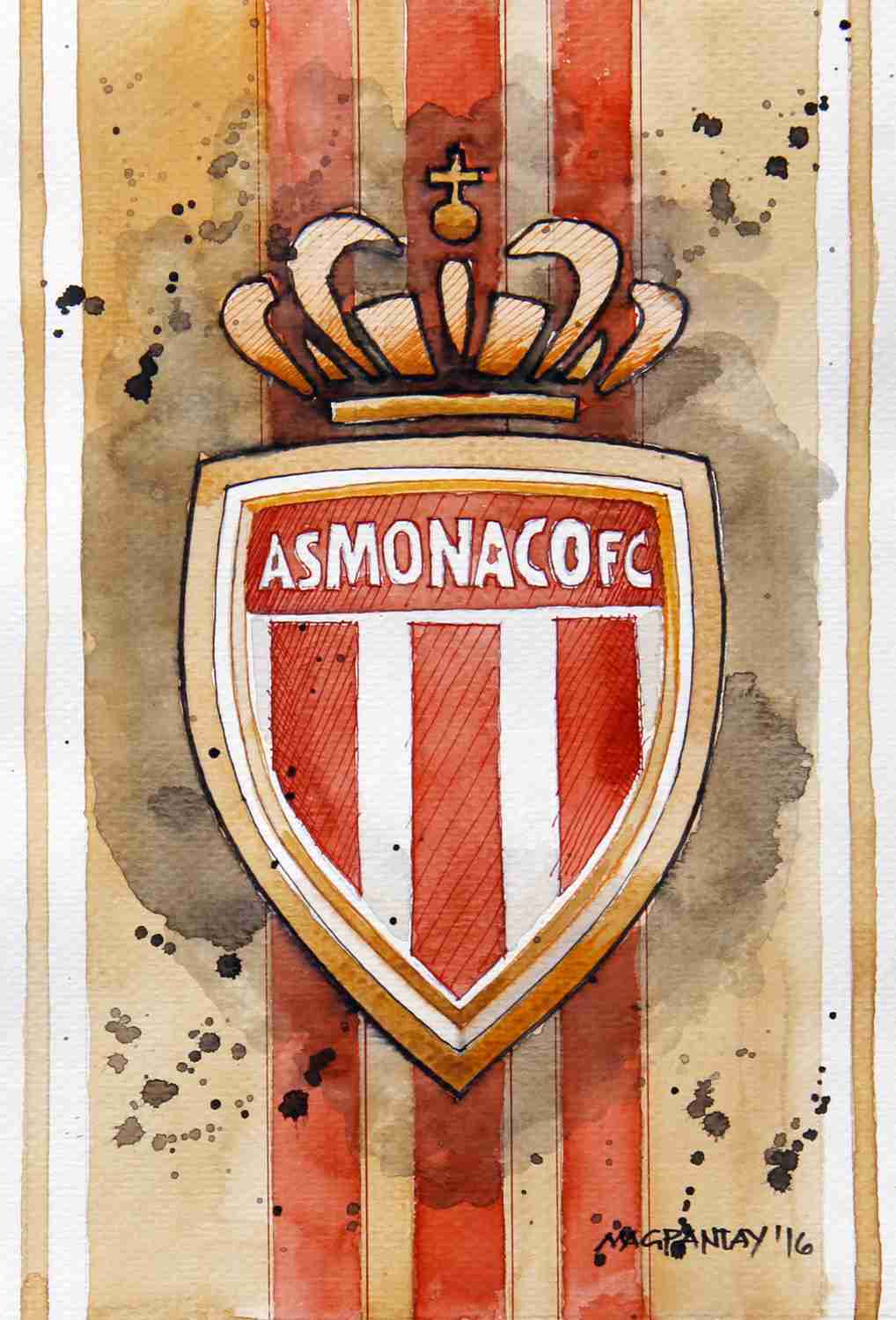 _AS Monaco - Wappen, Logo