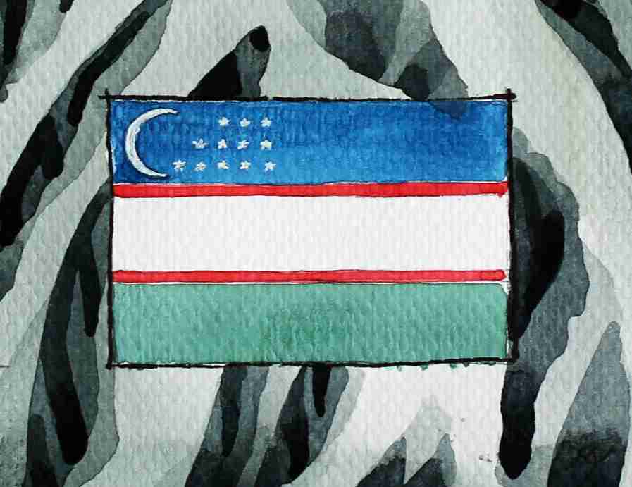 _Flagge Usbekistan