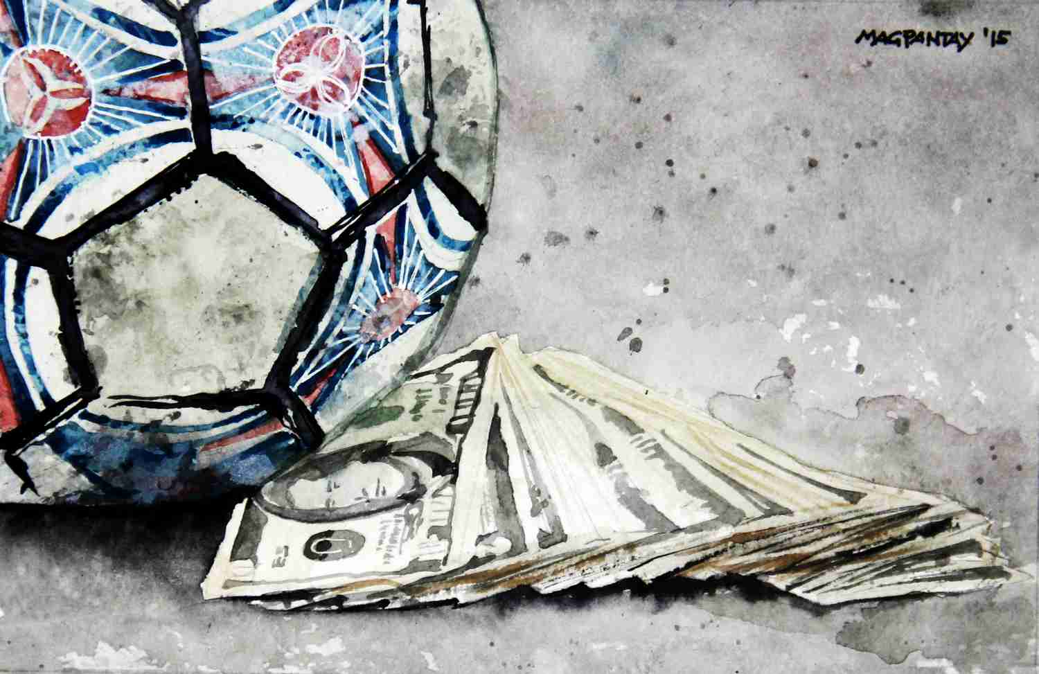 _Fußball Geld Business Dollar