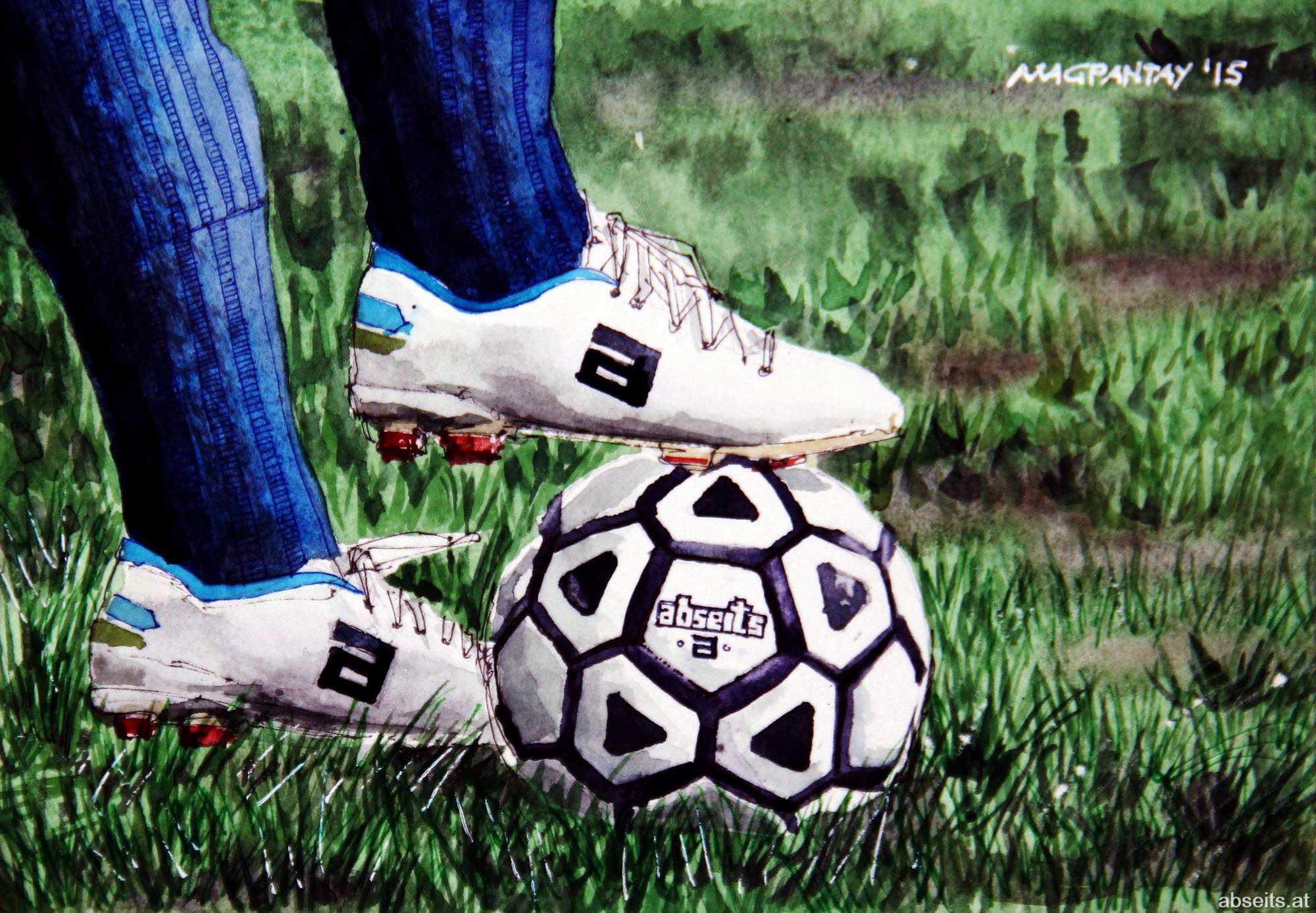 _Fußball Symbolbild abseits.at