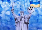Fußball in der Ukraine - Statue_abseits.at
