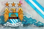 Manchester City - Wappen mit Farben