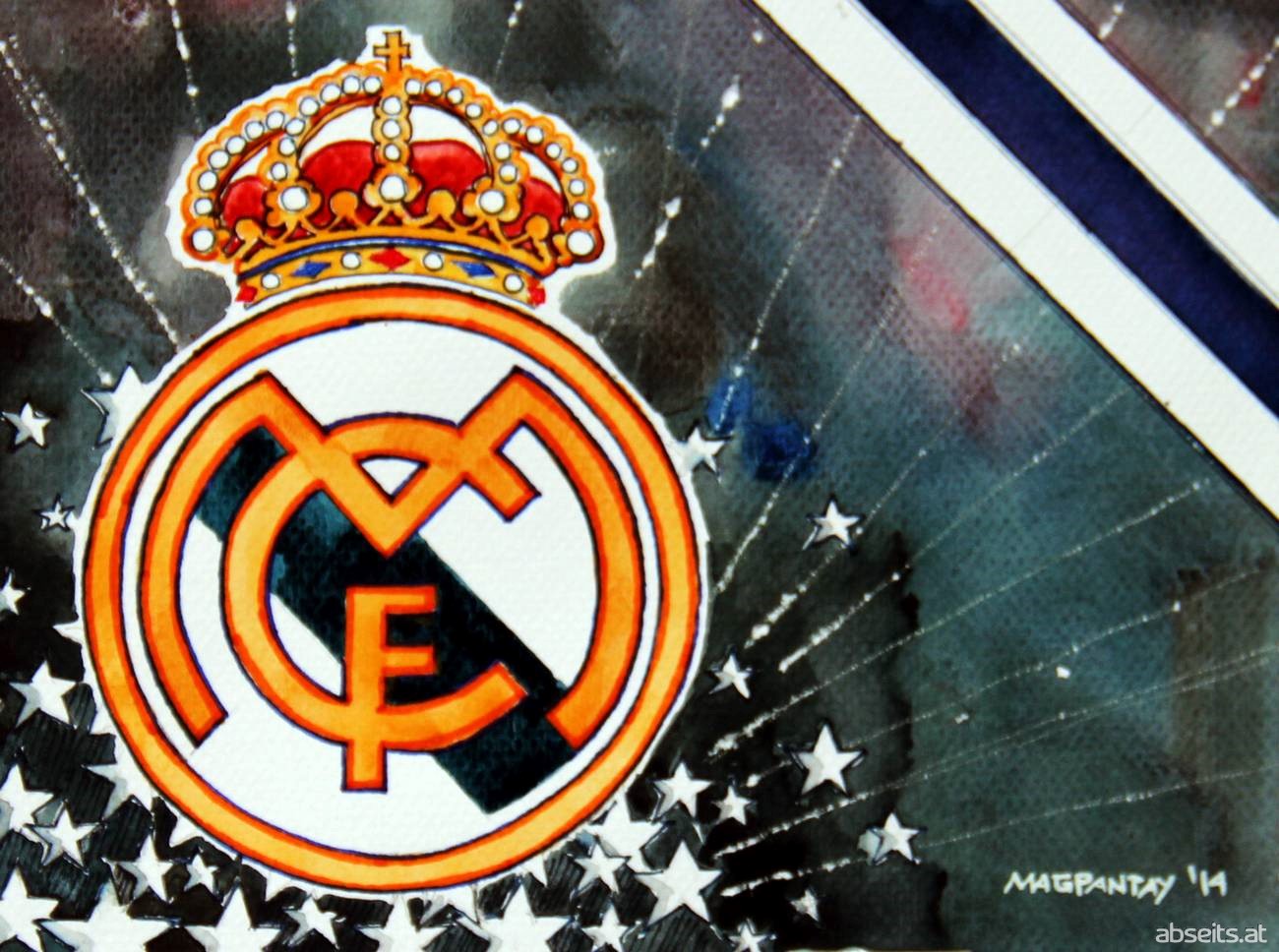 Real Madrid - Wappen mit Farben_abseits.at