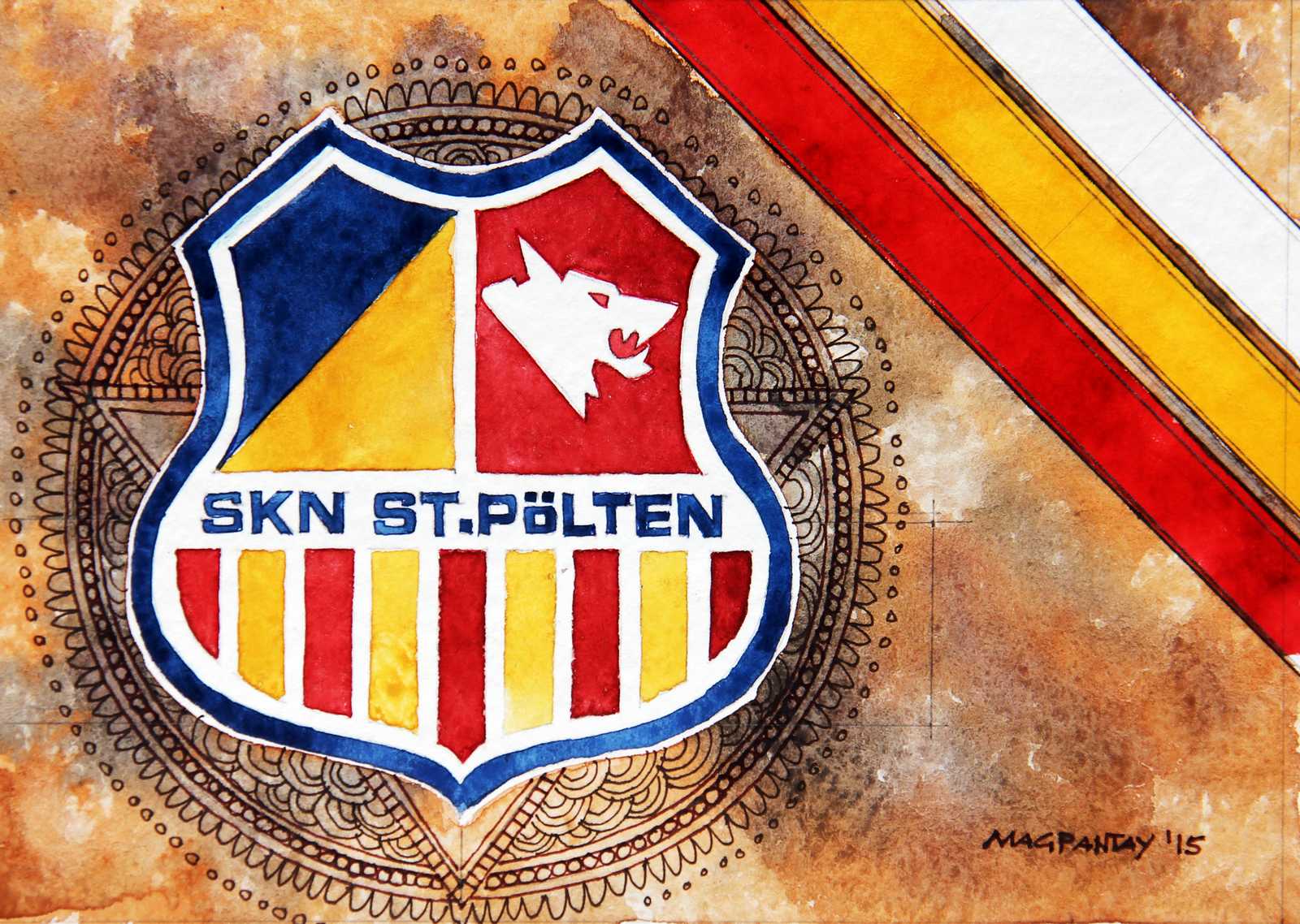 _SKN St.Pölten Wappen Stripes