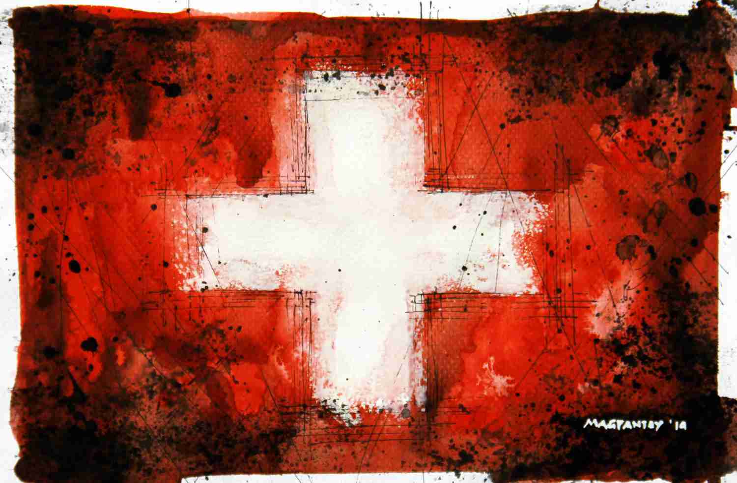 _Schweiz - Flagge