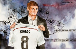 Eine zentrale Rolle im Real-Mittelfeld spielt der Deutsche Toni Kroos.